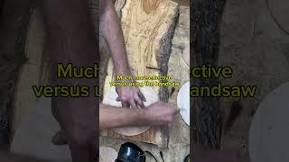 Processing a large Olivewood Log into Bowl Blanks woodturning woodturner [upl. by Eilojne720]