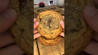 24h chocolate chip cookies  🍪 easyrecipe cookies [upl. by Sacksen]