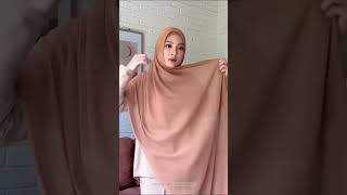 SHAWL Raya Tutorial  Cara Pakai Tudung Shawl Paling Senang [upl. by Nahtnamas]