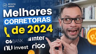 10 MELHORES CORRETORAS para investir em 2024 [upl. by Glynas]