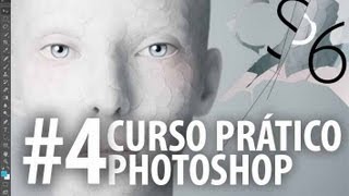 Curso prático de Photoshop 4  Introdução a ferramenta brush pincel [upl. by Kare]