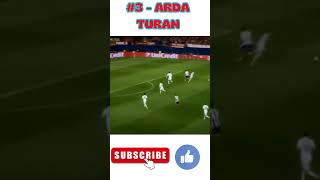 ARDA TURAN  ATLETICO MADRID 3 shorts goals atleticomadrid madrid [upl. by Randolph]