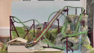 Highly Detailed CoasterDynamix Roller Coaster Model [upl. by Zeidman]