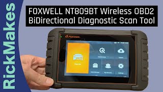 FOXWELL NT809BT Wireless OBD2 BiDirectional Diagnostic Scan Tool [upl. by Munshi]