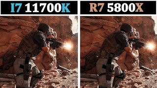 R7 5800X vs I7 11700K  4K Ultrawide 1440P 1080P [upl. by Ximena]