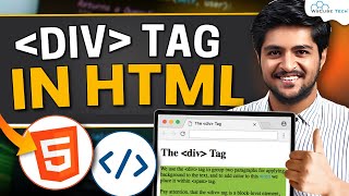 HTML DIV Tag Tutorial How to Use Position amp Style Div Elements Full Guide in Hindi  HTML amp CSS [upl. by Frech]