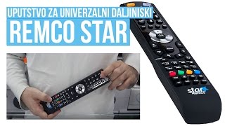 Remco Star uputstvo za univerzalni daljinski [upl. by Pestana]