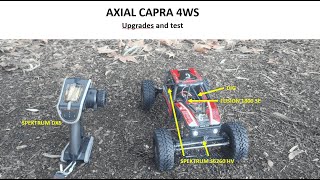 AXIAL CAPRA 4WS 🚗 con SPEKTRUM DX5 [upl. by Noryt]