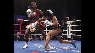 Claressa Shields KNOCKED DOWN Round1 Highlight [upl. by Hoes]