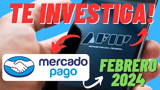 ¡ALERTA AFIP controla tu plata en Mercado Pago en Febrero [upl. by Thunell]