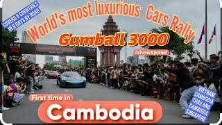 3000 Gumbell in Cambodia  luxury Cars  IShowSpeed [upl. by Sukcirdor]