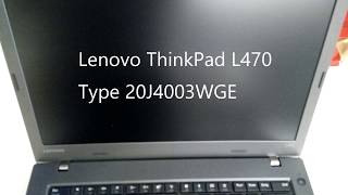 Lenovo ThinkPad L470 Notebook  20J4003WGE  20J4003W [upl. by Morie]