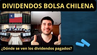 💥 DESCUBRE cómo ver los DIVIDENDOS que PAGAN las ACCIONES en la BOLSA de CHILE [upl. by Auof]