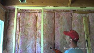 Framing A Basement Wall [upl. by Quent]