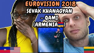 REACTION TO Sevak Khanagyan  Qami Armenia 🇦🇲 Eurovision 2018  FIRST TIME LISTENING TO SEVAK [upl. by Dustie605]