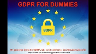 GDPR for DUMMIES Corso in 52 settimane Lezione 11 Larticolo 3 del GDPR e il caso Clear View [upl. by Kindig]