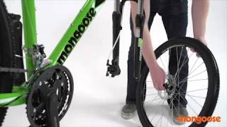 Mongoose Assembly Guide  Quick Release Front Wheel [upl. by Animsay183]