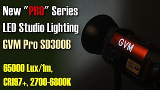 The New GVM Pro SD300B LED Studio Lighting Review ep470 [upl. by Mendez117]