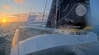 Transat Jacques Vabre Normandie Le Havre 2023  ONBOARD MAXI EDMOND DE ROTHSCHILD 01 [upl. by Soule]