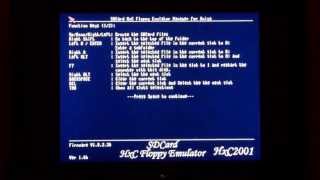 Amiga 600 HxC Floppy Emulator  SD Card Manager Software [upl. by Kippy]