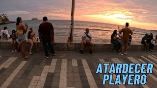 Bello atardecer en el mar de Mazatlán [upl. by Zailer478]