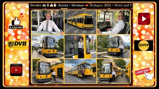 Dresden Tram line 3 with the Tram driver Eric Part1 amp 2 Short video version Tramlinie 3 mit Eric [upl. by Recha97]