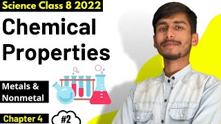 Chemical Properties of Metals and nonmetals  Class 8 science chapter 4 [upl. by Viens]