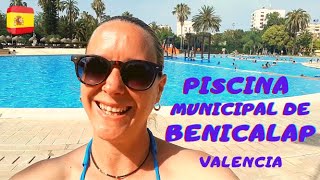 PISCINA Municipal y Parque de BENICALAP en Valencia ESPAÑA [upl. by Aneled]