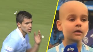 Agüero’s Goal vs QPR but he misses baby pep reacts [upl. by Puett]