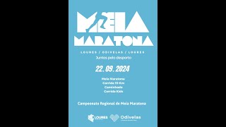 Chegada Meia Maratona LouresOdivelasLoures [upl. by Etnauq]