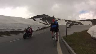 Grossglockner Aufstieg mit Fahrrad bis EdelweißSpitze [upl. by Hadeehuat]