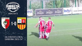 Calcio Eccellenza  SPD TharrosFBC Calangianus 10 Highlights [upl. by Aryaz7]