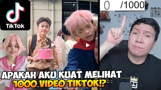 Mencoba NAMATIN 1000 Video TikTok [upl. by Treblihp626]