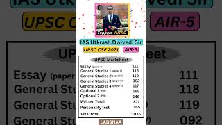 IAS Utkrash Dwivedi Sir ias ips upsc ytshorts trending trendingsong viral [upl. by Cyril]