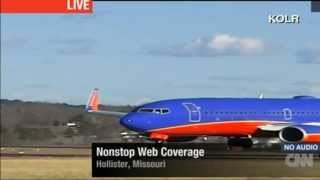 Southwest 737 Takeoff from a 3700 ft runway at KPLK in Hollister Missouri [upl. by Tomasine308]