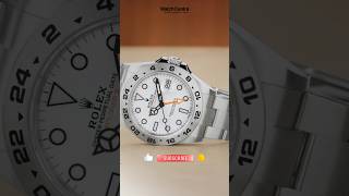 Rolex Explorer II White Dial Oystersteel Watch Showcase  Watch Center [upl. by Notwen]