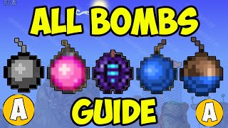 TERRARIA ALL BOMBS in one video 2024 [upl. by Maurreen]