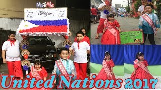 United Nations 2017  UN Parade  Mr amp Ms Philippines  Parade of Costumes UN  Ms Philippines [upl. by Airdnax]