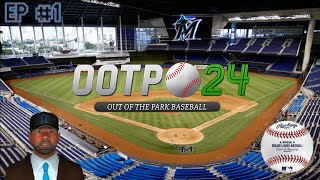 OOTP24 Baseball  GM Mode  Miami Marlins  Ep1 Leagues Setup amp Settings [upl. by Aikemat]