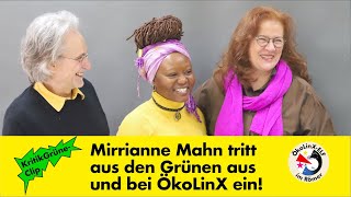 Stellungnahme Mirrianne Mahn Austritt GrüneEintritt ÖkoLinXELF Fraktion FrankfurtJutta Ditfurth [upl. by Eiramanad]