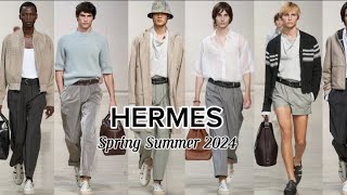 Hermes Men’s Spring Summer 2024 Fashion Show [upl. by Reivilo]