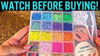 QUEFE 4500pcs Clay Heishi Beads for Bracelet Making Complete Review [upl. by Vola]