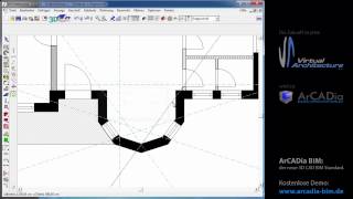 Konstruktionselemente Hilfsstrecken im Grundriss nutzen  VA 3D CAD TUTORIAL DEUTSCH [upl. by Mallis473]