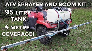 Best ATV Quad Sprayer Boom Kit In Ireland 4 METRE COVERAGE [upl. by Gignac]