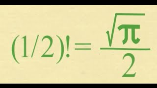 What Is The Factorial Of 12 SURPRISING 12  √π2 [upl. by Retrac]