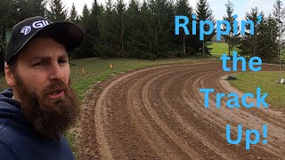 Track Prep on my Backyard Kart Track [upl. by Emmalynne]