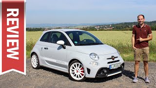 Abarth 595 EsseEsse 180 PS Fahrbericht Test Acrapovič vs Record Monza Soundcheck [upl. by Lawrence324]