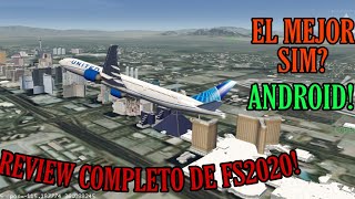 ✅✈REVIEW DE AEROFLY FS 2020 COMPLETO¿VALE LA PENA¿MEJOR SIMULADOR PARA ANDROID [upl. by Indira]