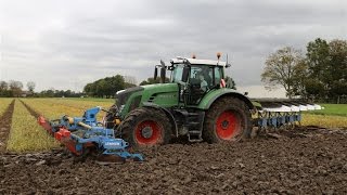 Fendt 936 Vario  Lemken  Ploughing amp Power Harrowing in one pass  Flevoland [upl. by Ummersen568]