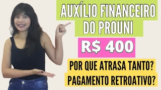 TUDO SOBRE A BOLSA PERMANÊNCIA DO PROUNI 2021 PAGAMENTO RETROATIVO AUXÍLIO ESTUDANTIL DE 400 REAIS [upl. by Anytsirhc]